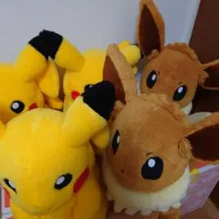 ポケモンセンター クラシックボア ぬいぐるみ ピカピカボックス イーブイ 2点他