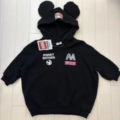 新品 LITTC トミカ×ディズニー ミッキー耳付きトレーナー 90cm