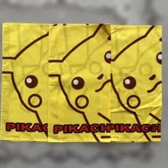 [新品未使用]ピカチュウ ハンカチ　3枚セット