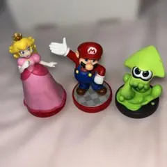 アミーボ　ピーチとマリオとイカ　amiiboのサムネイル