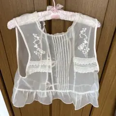 Samansa Mos2 シアー刺繍ベスト Fサイズのサムネイル