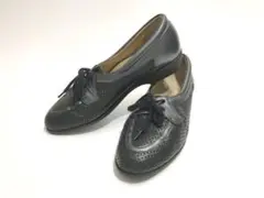 銀座ヨシノヤ GINZA yoshinoya パンプス ローヒール 24cm黒系