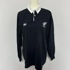 激レア！ 90s Canterbury オールブラックス ラガーシャツ - メルカリ