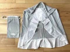 Sweet Mommy 授乳ケープ 収納袋付き ストライプ レース　美品