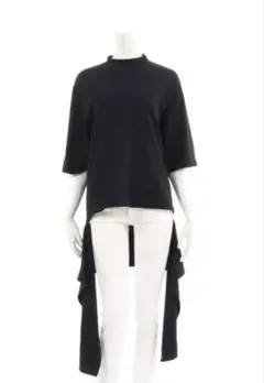 BALENCIAGA アシメ五部袖　変形カットソー　ブラックのサムネイル
