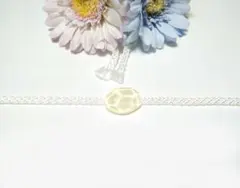 水面のような模様の帯留・帯留め・飾り紐