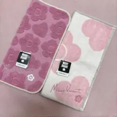 マリークワント　タオルハンカチ２枚セット