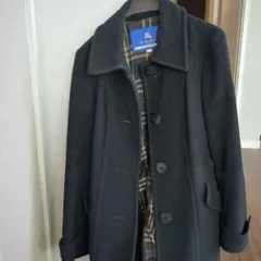 Burberry Blue Label ウールコート ボア襟 ショート丈 - メルカリ