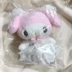 レディマイメロディ ホワイト マスコットホルダー ぬいぐるみ マイメロ サンリオ