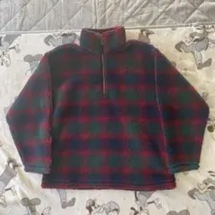USA製　L.L.Bean フリースジャケット　ハーフジップボア その2