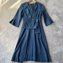 ルイルエブティック ウエストパール フレアワンピース フォーマル