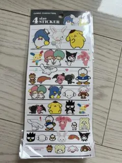サンリオキャラクター 4サイズステッカー