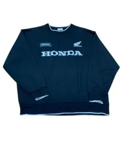 【中古品】HONDA ブラック トレーナー オーバーサイズ 4L