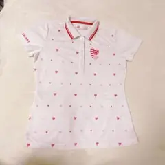 【美品】ビバハート ゴルフウェア ポロシャツ レディース 白 LL