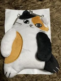 新品　猫　ネコ　ねこ　がま口　ポーチ　C