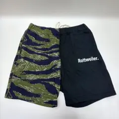 ☆*☆様 美品⭐︎Rottweiler ショートパンツ タイガーカモ ブラックのサムネイル