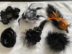 ☆値下げ中！☆コサージュ　6個セット　黒
