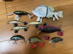 バス釣り　ルアーセット　大量　ケース付き　デプスなど色々のサムネイル