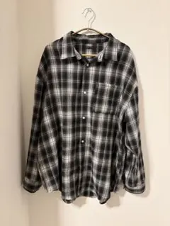『美品』FREAK'S STORE オンブレチェック柄長袖シャツ　L