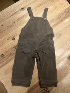 BeBe ブラウンオーバーオール 90