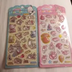 【正規品】韓国限定　サンリオ 2種TOKTOKぷくぷくかわいいステッカー