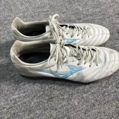 ミズノ サッカーシューズ グレー/ブルー