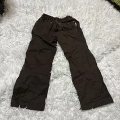 FINE ブラウン ロングパンツ