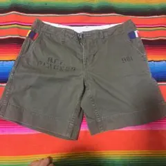 Denim dungaree 150cm カーキショートパンツ