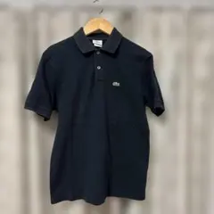 LACOSTE ラコステ ポロシャツ ブラック 胸ロゴ