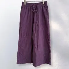 スタディオクリップ コーデュロイ ワイドパンツ 綿100％ 無地 M《c504