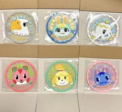 どうぶつの森　ラバーコースター ガチャガチャ　6個セット