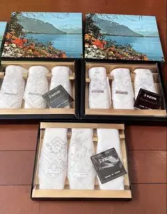 9枚 スワトウ　ハンカチ　刺繍　手刺繍　未使用品