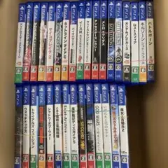 PS4ゲームソフト32枚　メタルケース　サウンドトラック　資料集など