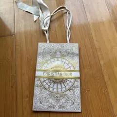 CHRISTIAN DIOR ショップ袋 ホワイト・ゴールド