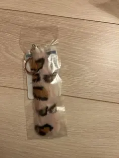 ふわもこしっぽチャーム しっぽキーホルダー ファー　アニマルテール　ピンク