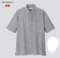 UNIQLO JW ANDERSON 半袖シャツ ネイビー　M サイズ