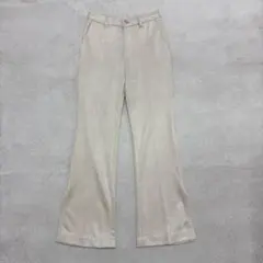 美品　ジーナシス　フレアパンツ　ヌバック　スエード