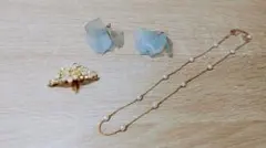 ❲3COINS❳イヤリング・ヘアカフ・ネックレス3点セット