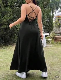 レディース プラスサイズ キャミワンピース 4XL