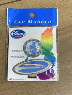 新品未開封　パラディーゾ　ディズニーコラボ　ゴルフマーカー　青