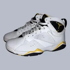 WMNS NIKE AIR JORDAN 7 RETRO 26.5cm 白 黄のサムネイル