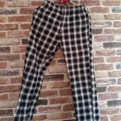 チェック柄 長ズボン 160