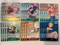 ワンピースカードゲーム 交流会 プロモ ゾロ ナミ ロビン ボニー 各4枚