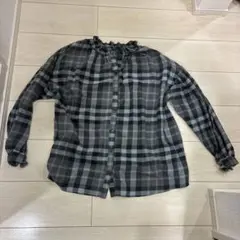 Samansa Mos2 グレー系チェック L 値下げしました