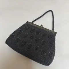 昭和レトロビーズバッグ パーティーバッグ 着物 ビーズ刺繍