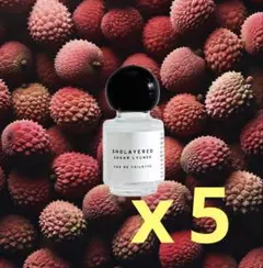 SHOLAYERED ショーレイヤード オードトワレ シュガーライチx5