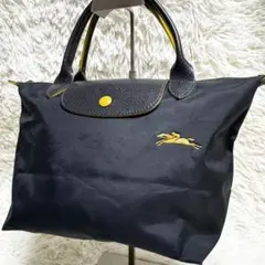 希少✨ロンシャン ル プリアージュ ハンドバッグ Sナイロン レザー ブラック
