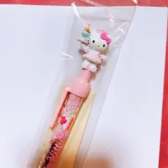 ビンテージ Kitty チャーム付 ブルーアイ ハローキティ ボールペン 未