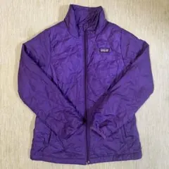 【希少・美品】Patagonia ナノパフジャケット キッズM 紫 プリマロフト