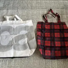 ZUCCa ズッカ エコバッグ 2個セット 折りたたみ コンパクト